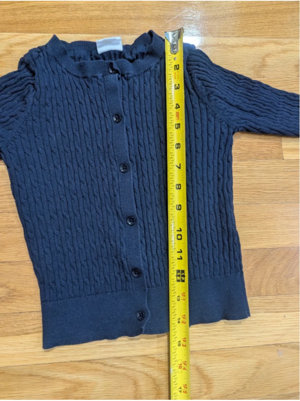 Gap Cable Knit Cardigan Sweater Navy Size XS